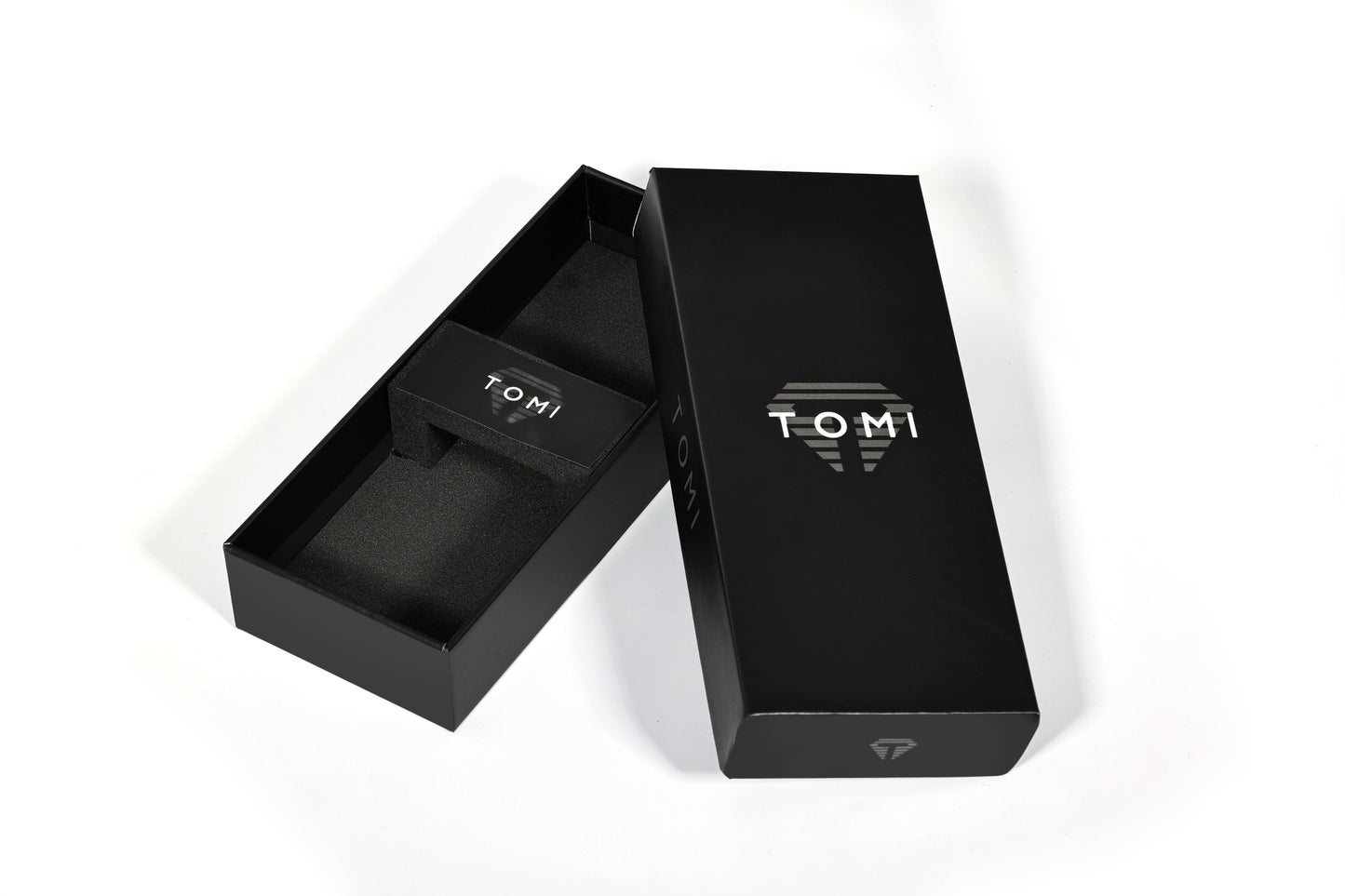 TOMI T-098 Men's Watch Date Quartz Round Shape Dial Leather Straps