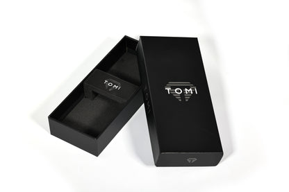TOMI T-098 Men's Watch Date Quartz Round Shape Dial Leather Straps